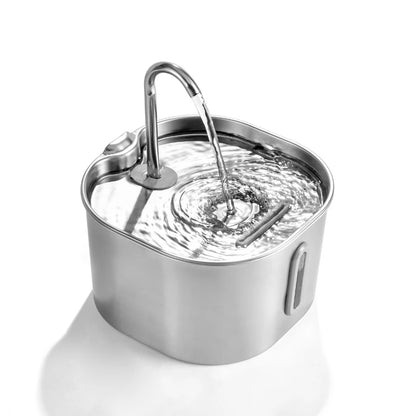 KatteKilde – Vannfontene i rustfritt stål for katter